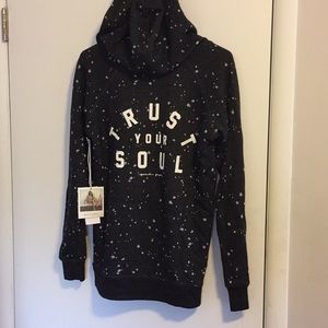 Spiritual Gangster Zip up Hoodie “trust your soul”